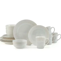 Vera 16 Piece Dinnerware Set, Service for 4