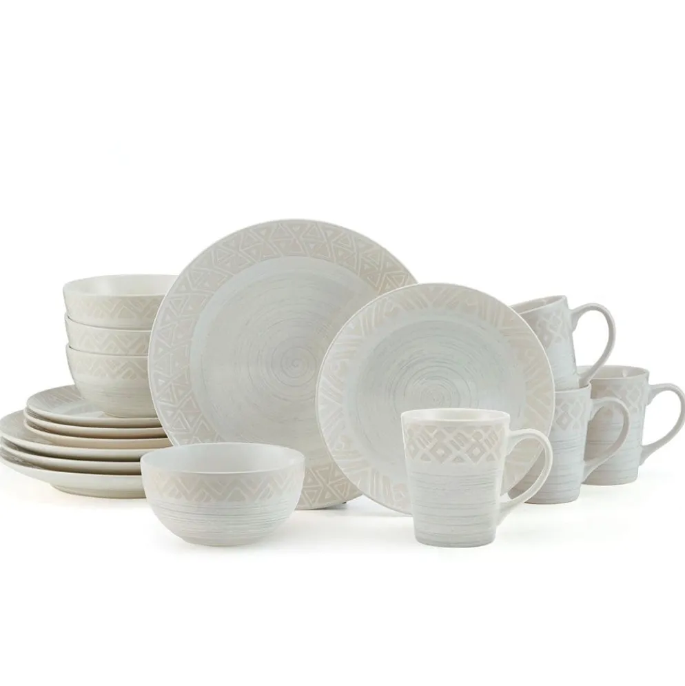 Vera 16 Piece Dinnerware Set, Service for 4