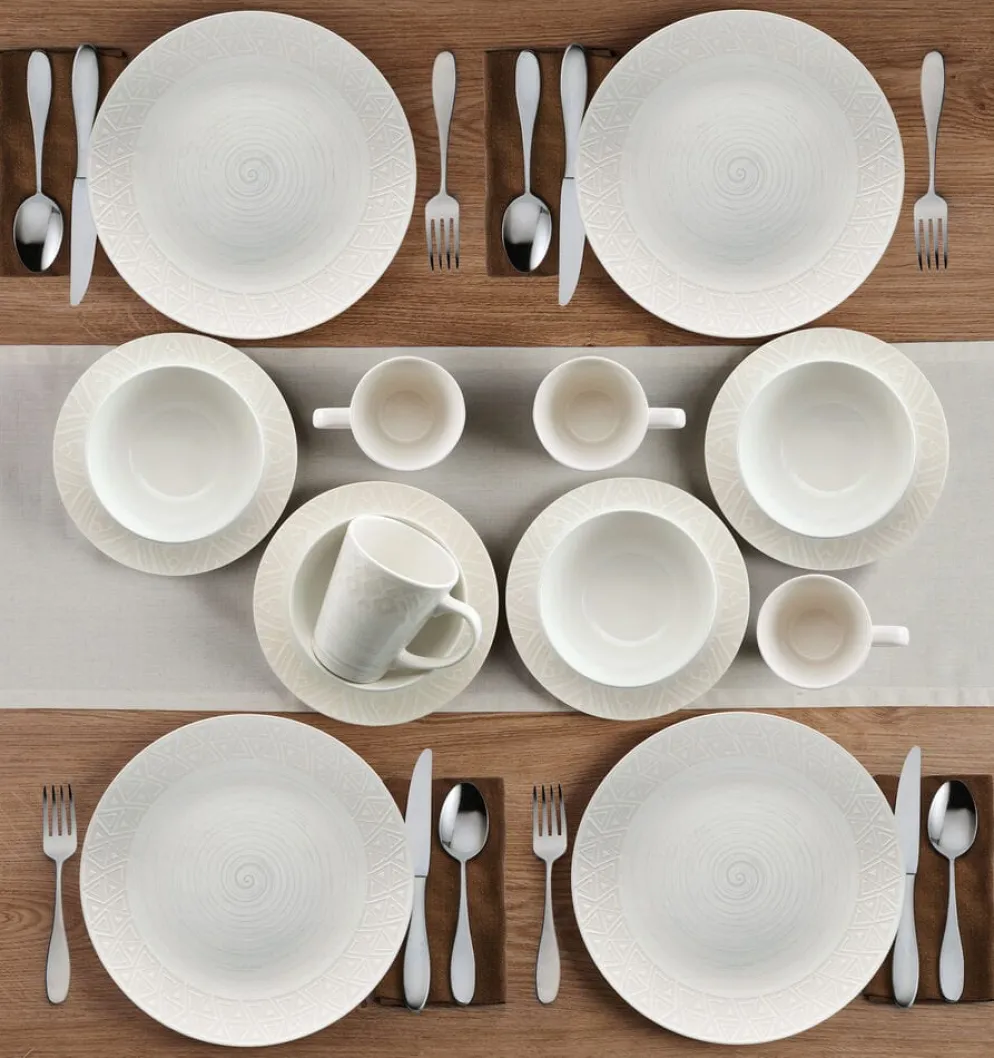 Vera 16 Piece Dinnerware Set, Service for 4