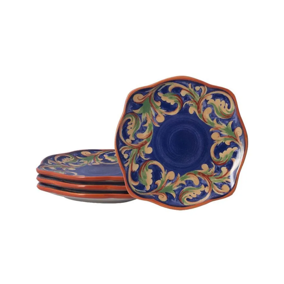Villa della Luna® Set of 4 Appetizer Plates
