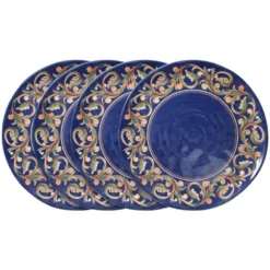 Villa della Luna® Set of 4 Outdoor Melamine Dinner Plates