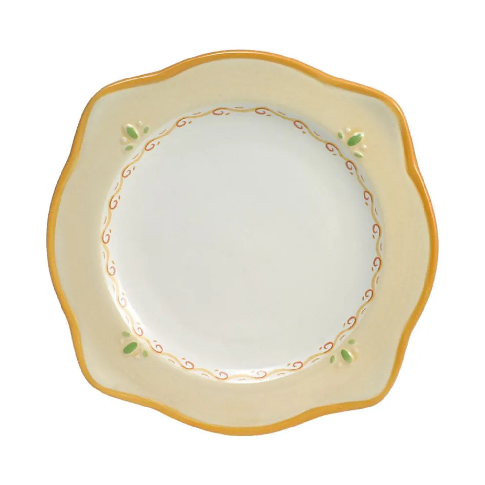 Villa della Luna® Set of 4 Scalloped Salad Plates