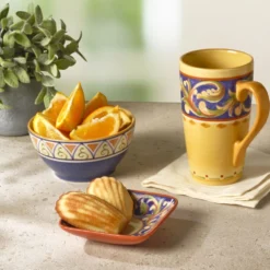 Villa della Luna® Set of 4 Wine Tapas Plates