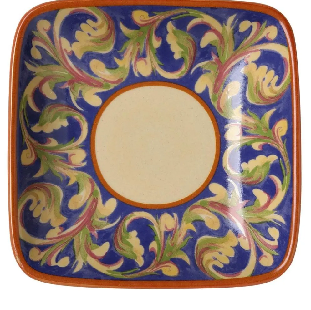 Villa della Luna® Square Ceramic Wine Tapas Plate