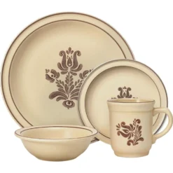 Village 16 Piece Dinnerware Set, Service for 4