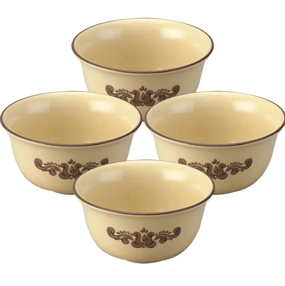 Village Set of 4 Deep Soup Cereal Bowls