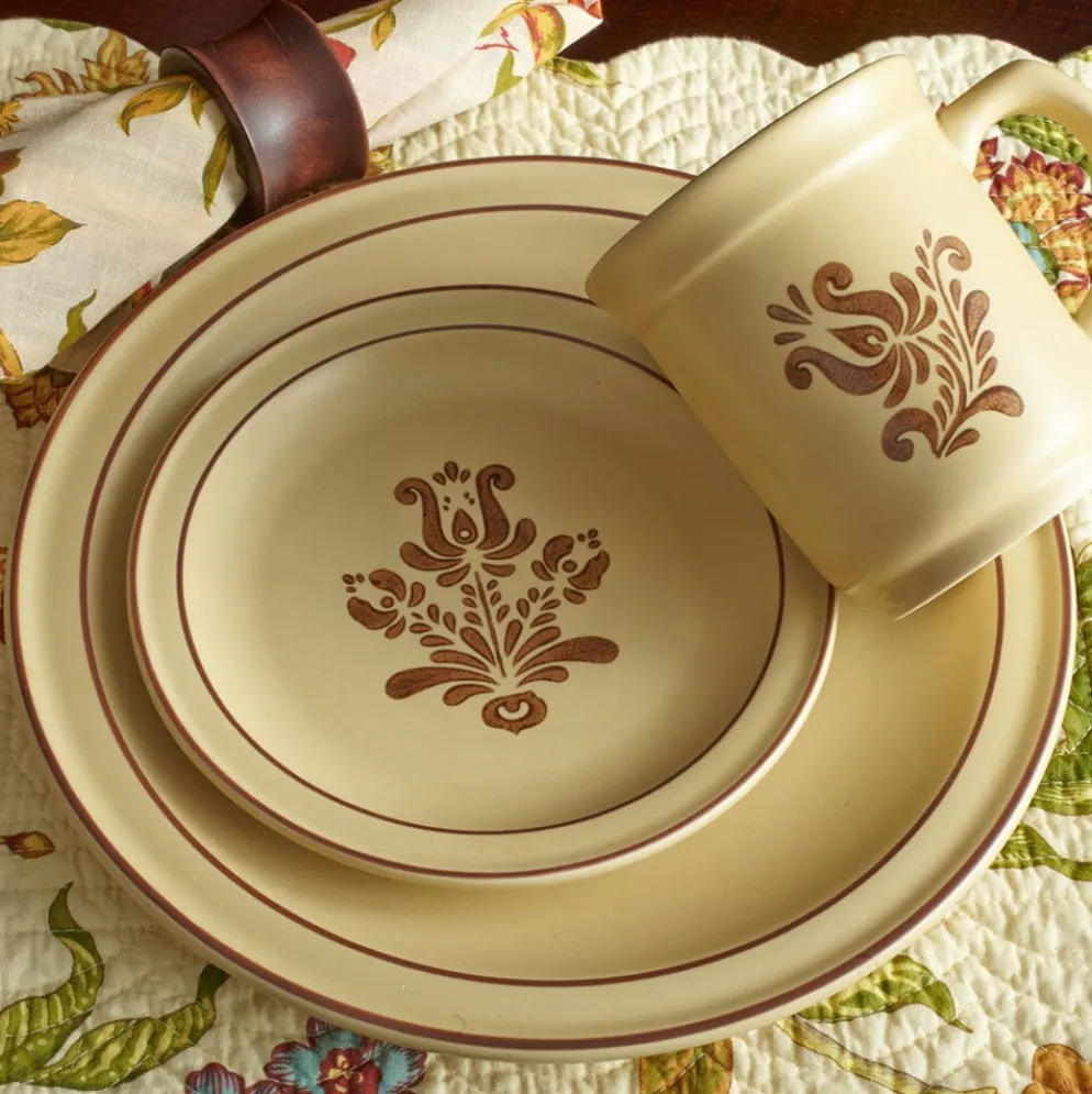 Village Set of 4 Dinner Plates
