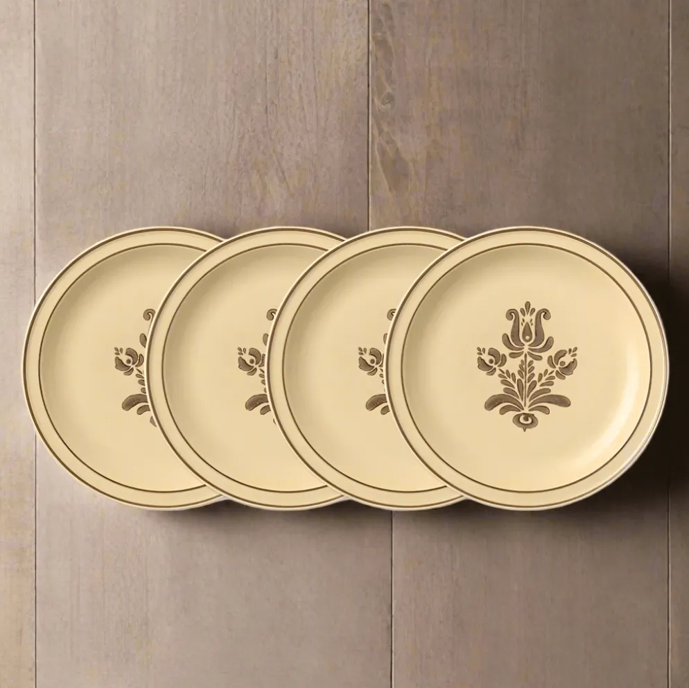 Village Set of 4 Dinner Plates