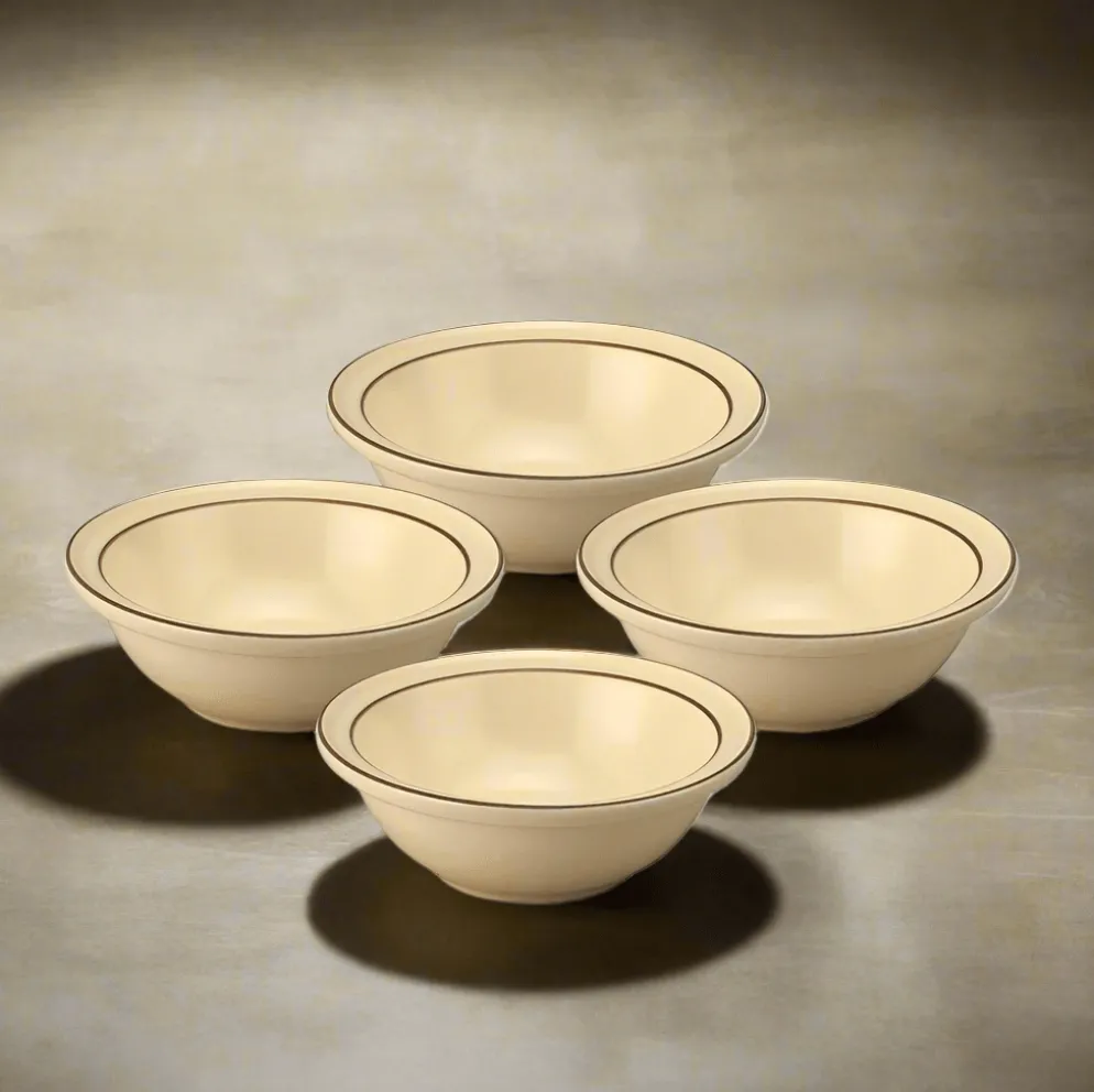 Village Set of 4 Soup Cereal Bowls