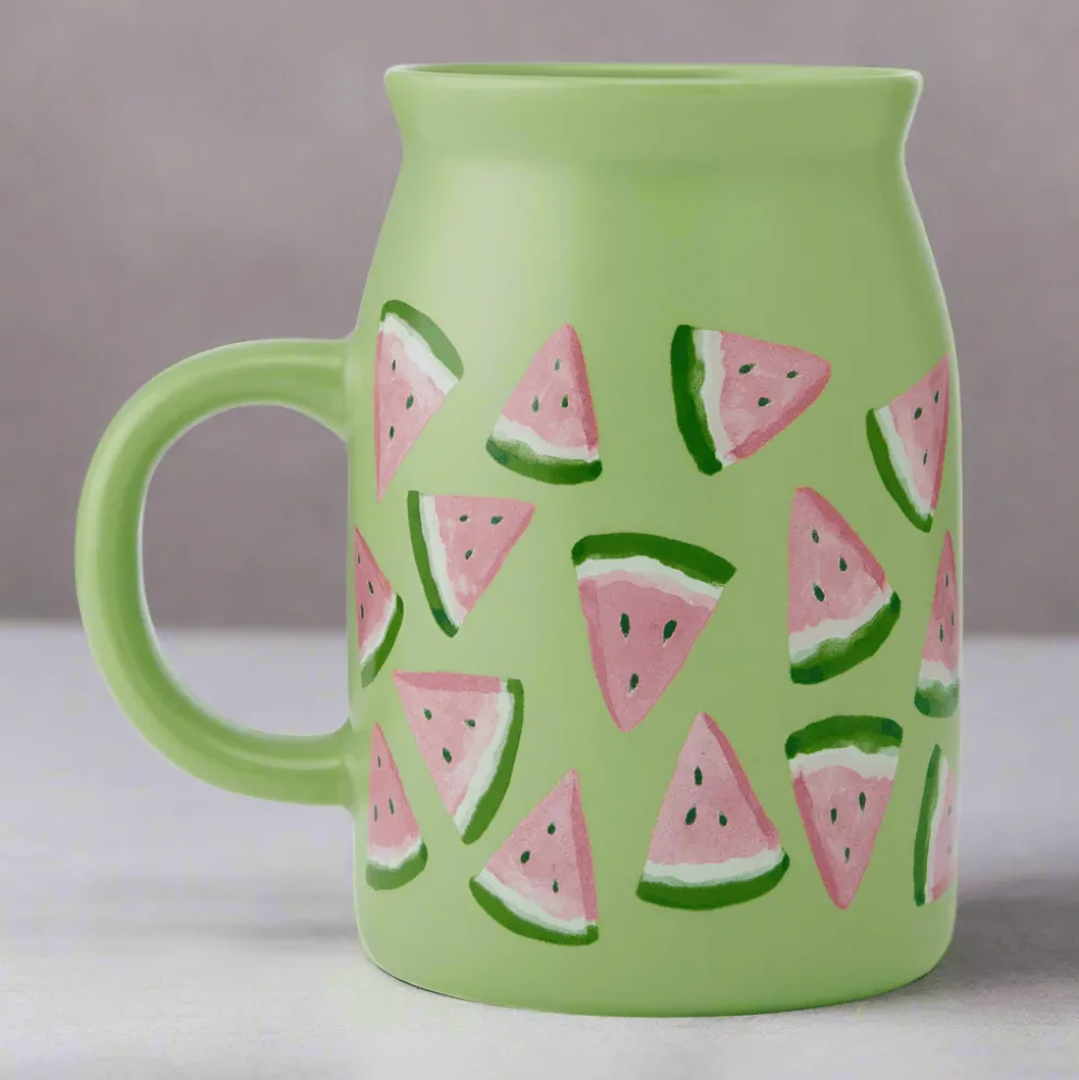 Watermelon Milk Jug Mug