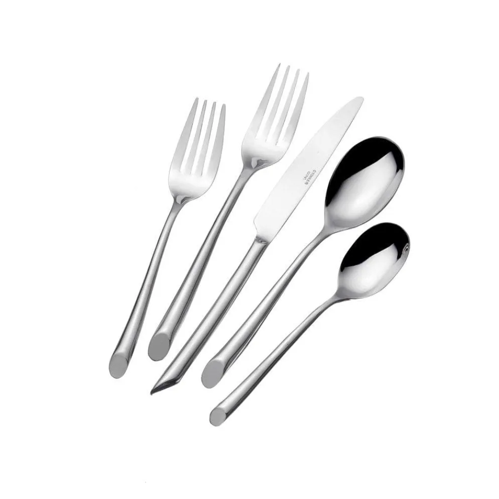Wave Forged 20 Piece Flatware Set, Service for 4