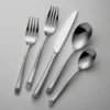 Wave Forged Satin 20 Piece Flatware Set, Service for 4