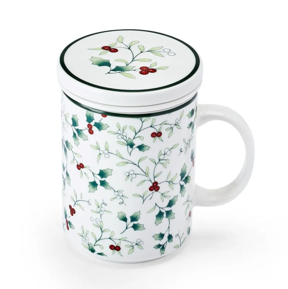 Winterberry® Covered Mug with Tea Infuser