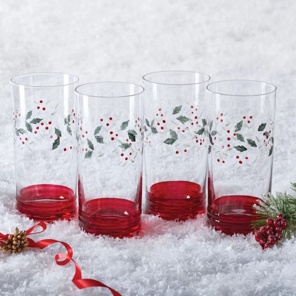 Winterberry® Set of 4 Cooler Glasses