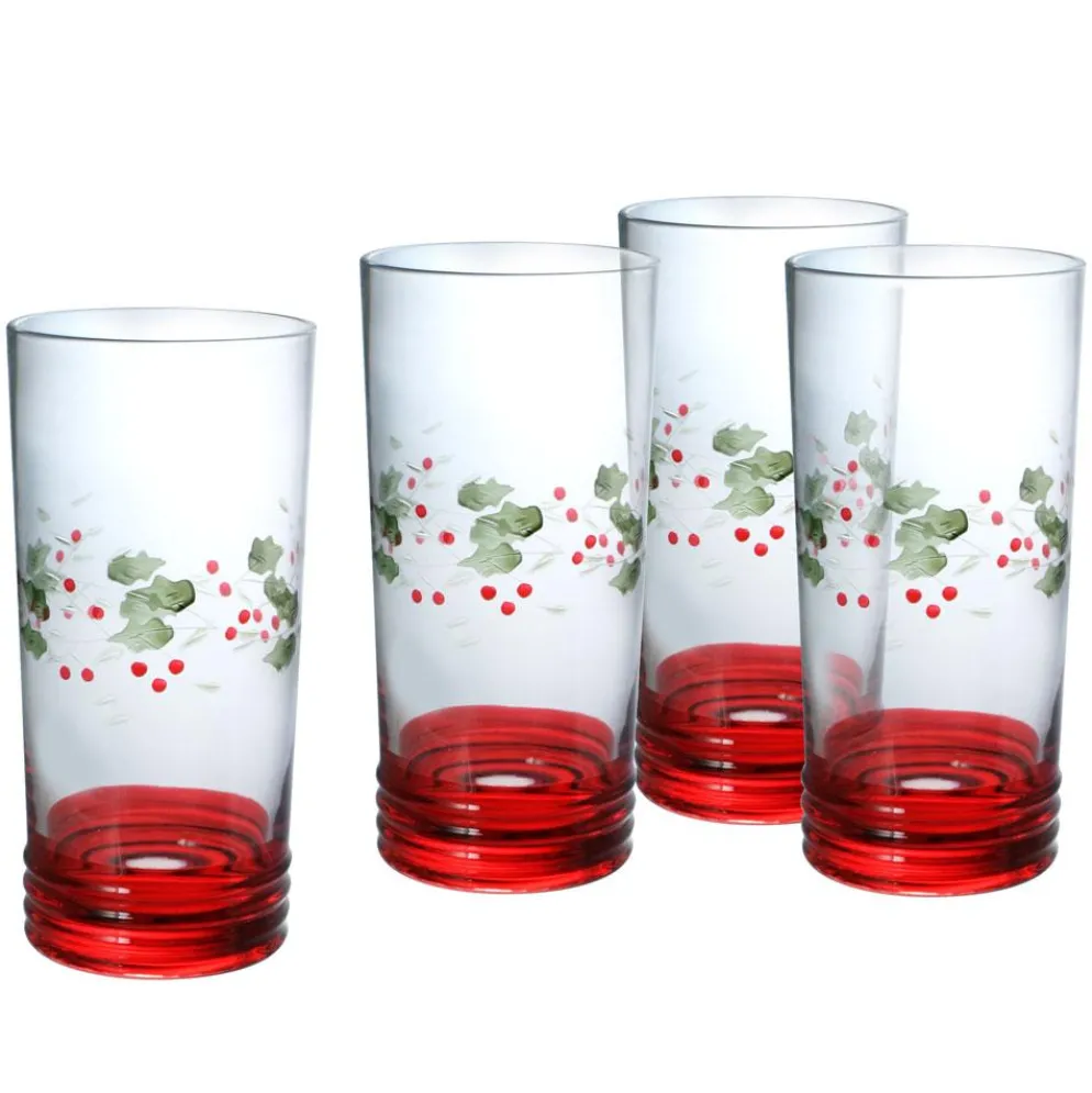 Winterberry® Set of 4 Cooler Glasses