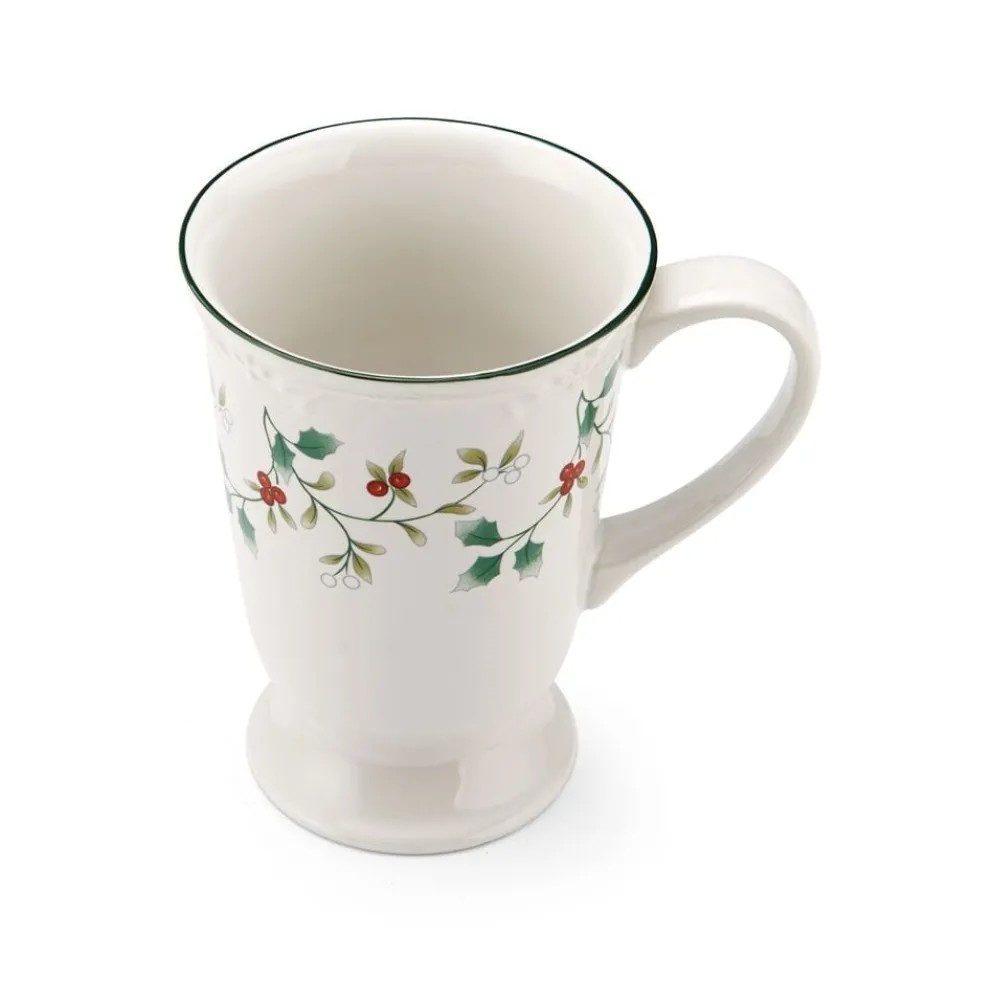 Winterberry® Set of 4 Footed Mugs
