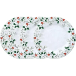 Winterberry® Set of 4 Melamine Dinner Plates
