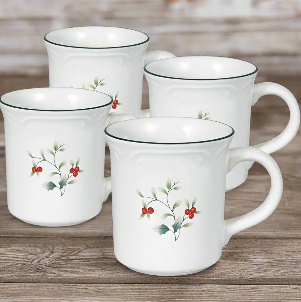 Winterberry® Set of 4 Mugs