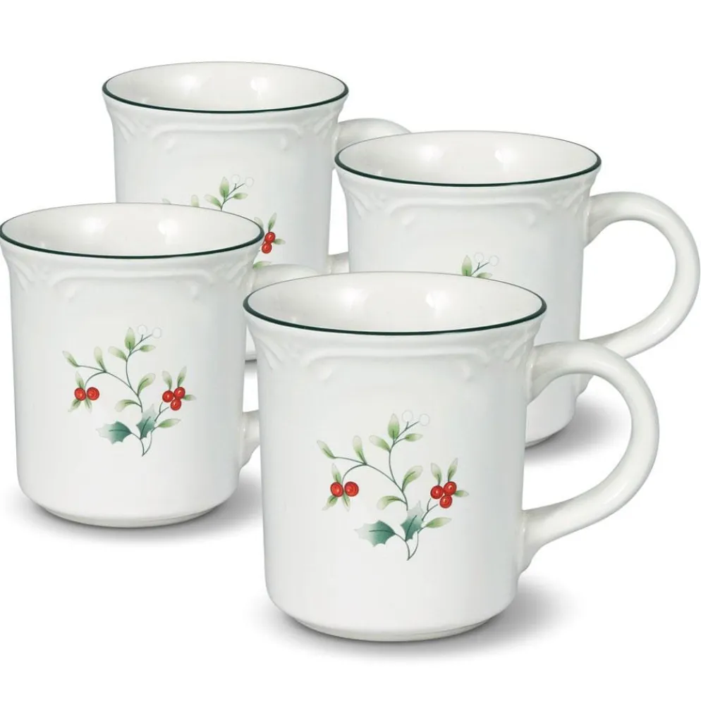 Winterberry® Set of 4 Mugs