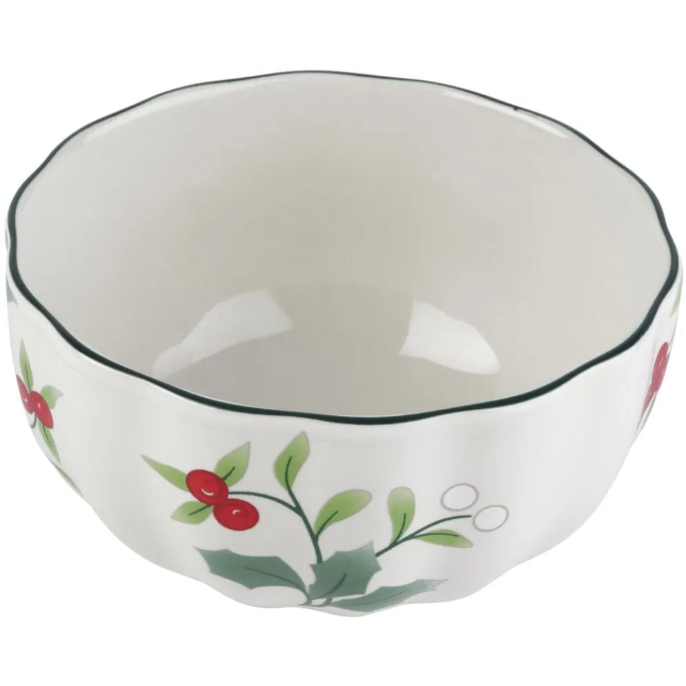 Winterberry® Set of 3 Scalloped Serving Bowls