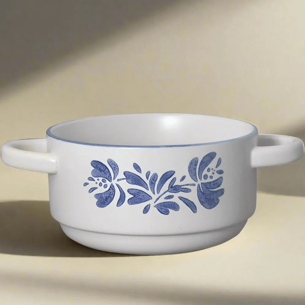 Yorktowne Double Handled Soup Bowl