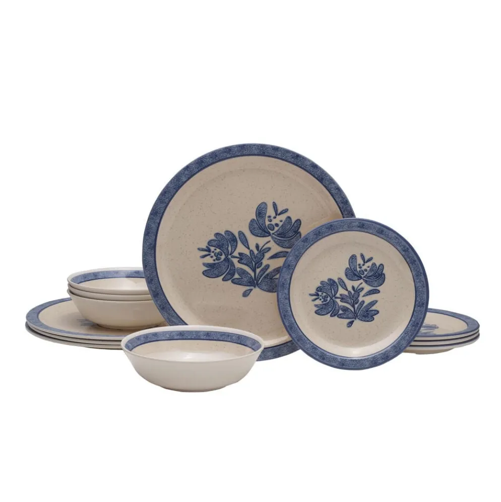 Yorktowne Outdoor Melamine Dinnerware Set