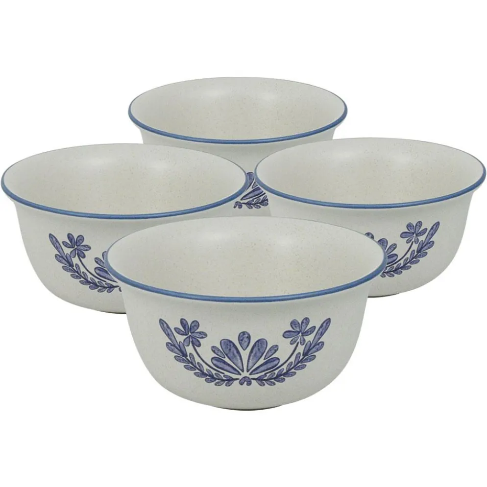 Yorktowne Set of 4 Deep Soup Cereal Bowls