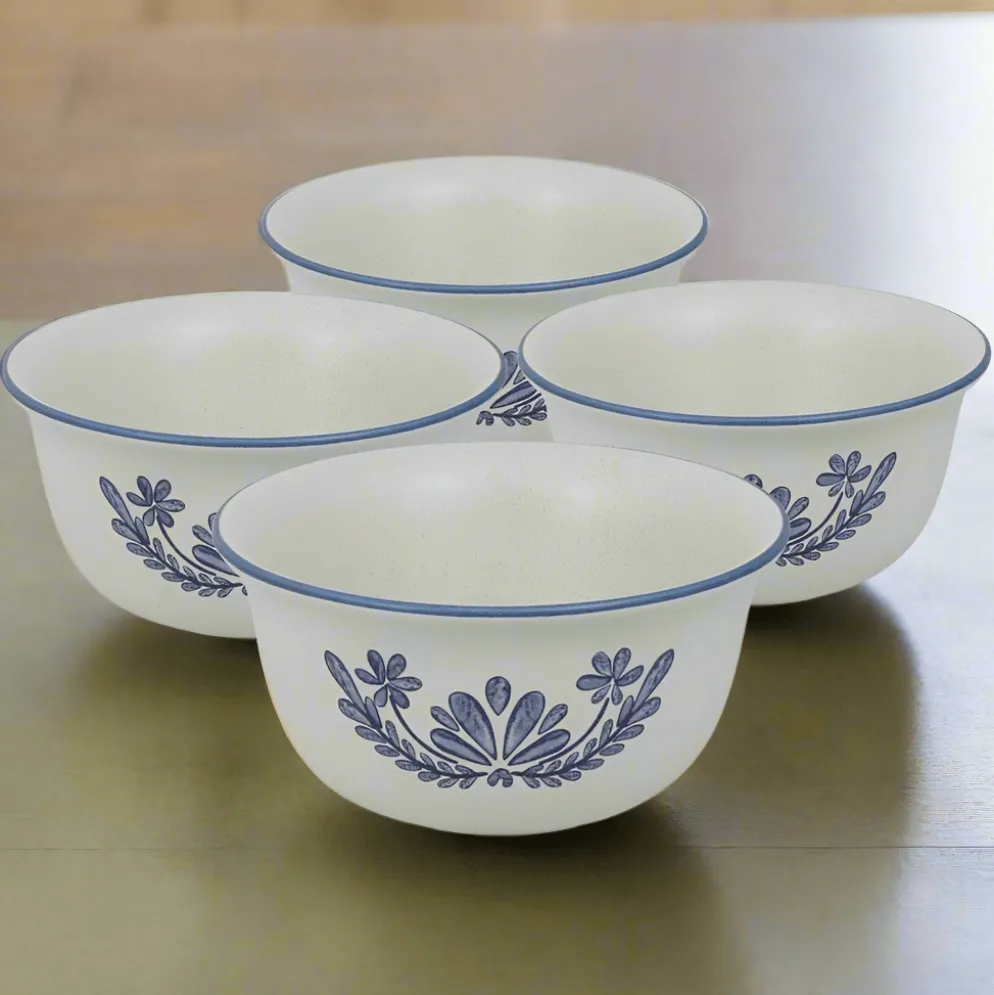 Yorktowne Set of 4 Deep Soup Cereal Bowls