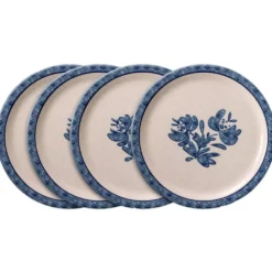 Yorktowne Set of 4 Outdoor Melamine Dinner Plates