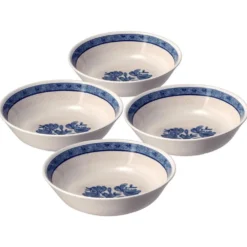 Yorktowne Set of 4 Outdoor Melamine Cereal Bowls